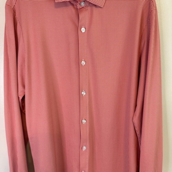 Mizzen+Main Mens Large Long Sleeve Shirt Trim Fit Classic Button Down Casual - Picture 2 of 9